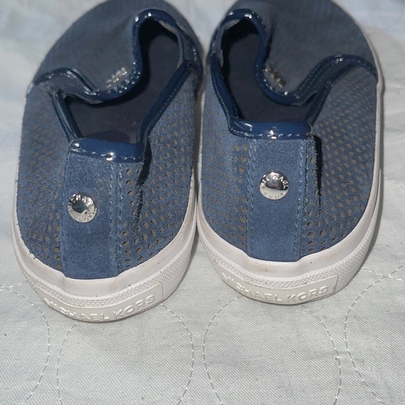 Michael  Kors brett perforated slip sneakers navy - Picture 7 of 7